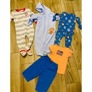 12 month Pajamas boy (4 total)